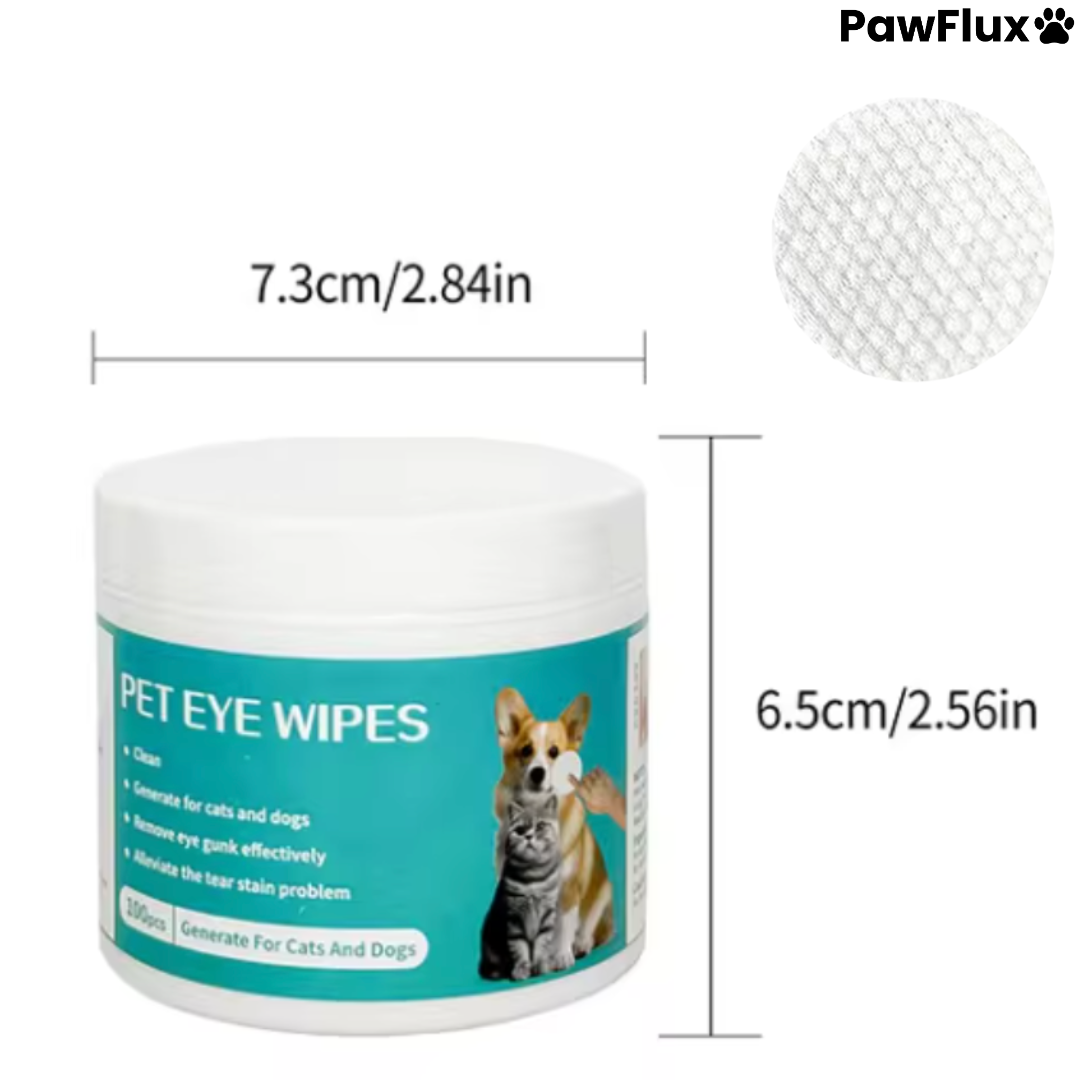 100 Gentle Tear Stain Eye Wipes FREE $25 Value Gift