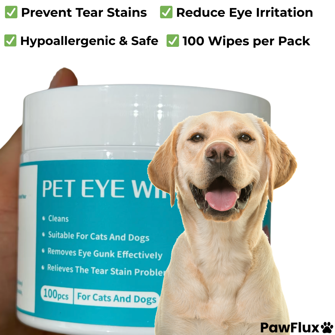 100 Gentle Tear Stain Eye Wipes FREE $25 Value Gift