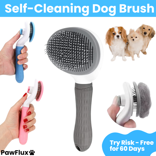 Self-Cleaning Dog Brush