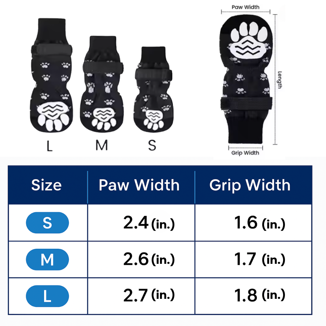 Anti-Slip Dog Socks with Straps